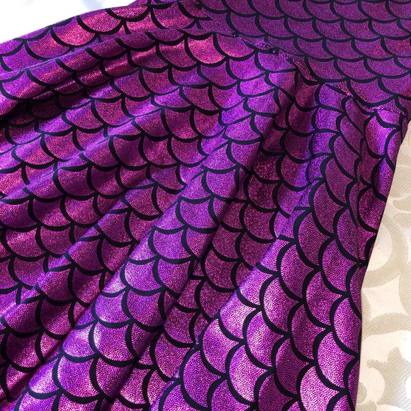 LivingDead Purple Holographic Mermaid Skater Dress - Picture 5 of 6